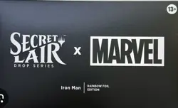 MTG Secret Lair x Marvel's IRON MAN RAINBOW FOIL SEALED - Image 1