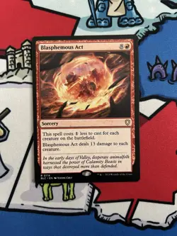 Blasphemous Act x1 Mtg Bloomburrow Commander - Image 1