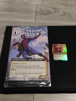 Mtg Magiccon Atlanta Spiderman Promo Comic and J Jonah Jameson Foil Card Magic - Image 1