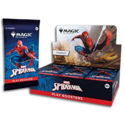 Play Booster Box Marvel's Spider-Man MTG MAGIC THE GATHERING 6 Box Case Sealed - Image 1