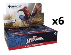 Play Booster Box Marvel's Spider-Man MTG MAGIC THE GATHERING 6 Box Case Sealed - Image 2