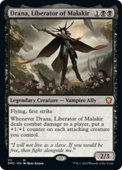 Drana, Liberator of Malakir NM, English MTG Dominaria United - Image 1