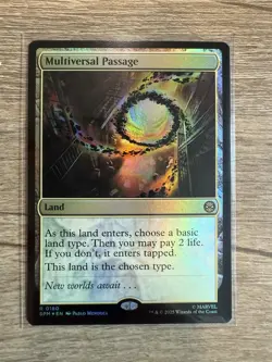 Magic the Gathering MTG SPM Multiversal Passage 180 Foil Near Mint - Image 1