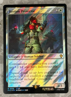 Bastion Protector Surge Foil 233 R MTG Final Fantasy FIC NM X1 - Image 1