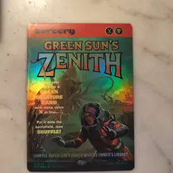 Green Sun's Zenith (0127) (Showcase) Special Guests Foil - MTG - Image 1
