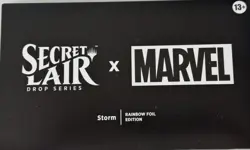 MTG Secret Lair x Marvel's STORM RAINBOW FOIL SEALED IN HAND - Image 1