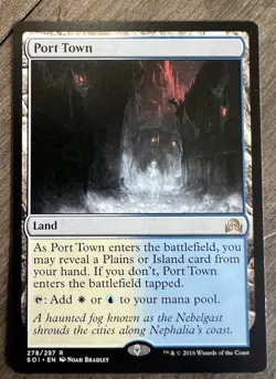 Magic the Gathering MTG Port Town (278) Shadows over Innistrad - Image 1