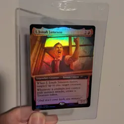 MTG J. Jonah Jameson Foil Promo Magiccon Exclusive Atlanta RARE LIMITED - Image 1