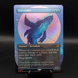 Starwinder 0291, Edge of Eternities, Foil Borderless Art, MTG NM - Image 1