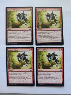 Pirate's Pillage x 4 Rivals of Ixalan Regular MTG - Image 1