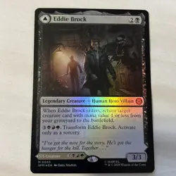 Eddie Brock 0055 Venom, Lethal Protector MTG Marvel's Spider-Man FOIL Fresh Pull - Image 1