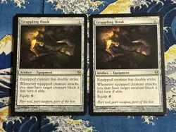 MTG Magic The Gathering Grappling Hook Artifact Commander X2 - Image 1