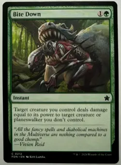 Playset (4x) Bite Down -MTG- Foundations - Image 1