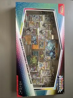 Pokemon TCG SV Prismatic Evolutions Lucario EX & Tyranitar EX Premium Collection - Image 1