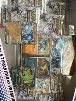 Pokemon TCG SV Prismatic Evolutions Lucario EX & Tyranitar EX Premium Collection - Image 2