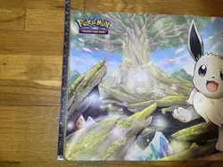 Pokemon GO Radiant Eevee Play Mat TCG Rubber Anti Slip Nintendo Authentic 24x13 - Image 5