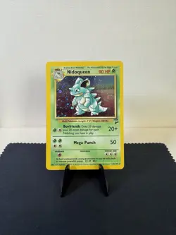 Pokemon TCG: 2000 Base Set 2 Nidoqueen 12/130 Holo Rare LP+ - Image 2