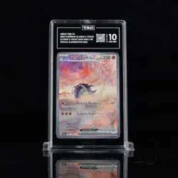 Pokemon Great Tusk ex 246/198 Special Illustration Rare TAG 10 Gem Mint - Image 1