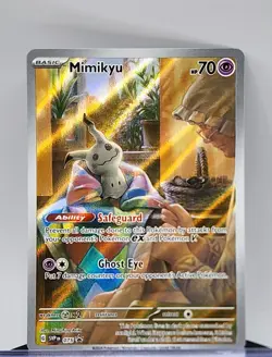 Pokemon TCG - Mimikyu SVP 075 Scarlet & Violet Black Star Promo Paldean Fates - Image 1