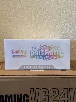 Pokemon TCG S&V Prismatic Evolutions ETB Elite Trainer Box FACTORY SEALED - Image 3