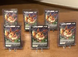 Eevee V SWSH065 Battle Academy NM Holofoil Promo Rare Pokemon BUNDLE (Lot 6) - Image 1