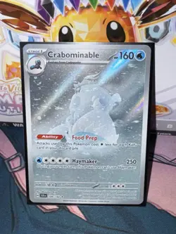 Pokemon TCG Crabominable 149/142 Illustration Rare Sv Stellar Crown Holo NM - Image 1
