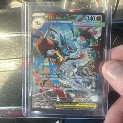 Pokemon TCG: Mega Lucario Ex 179/132 - Mega Evolutions - SIR - Image 1