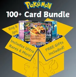 Pokemon Bulk Lot 100 Cards+ 1 Booster pack + 3 Ultra Rares- GX , EX, V, Vmax - Image 1