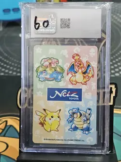 1996 Pokemon Toyota Netz Deck Playing Cards Bulbasaur CGC 10 - Image 2
