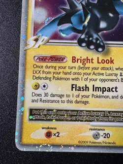 Luxray GL LV.X 109/111 Platinum Rising Rivals Pokemon Card Holo Foil Rare MP - Image 5