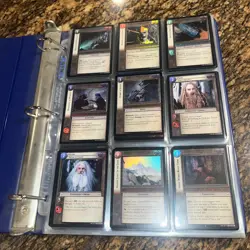Lord Of The Rings Foil LOTR TCG Mines Of Moria Complete 122 cards Foil Set RARE - Image 1