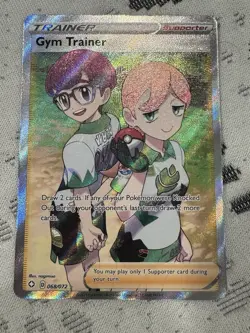 Pokemon TCG Gym Trainer 2 Card Full Art Trainer Lot NM - Image 2