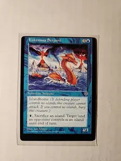 Kukemssa Serpent - Mirage - MTG Magic - Error Card - Miscut - Image 1