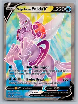 SWSH: Sword & Shield Promo Cards #SWSH253 Origin Forme Palkia V - Image 1