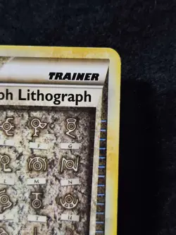 Alph Lithograph TWO Trainer Secret Rare HGSS Unleashed Pokemon Card LP - Image 4