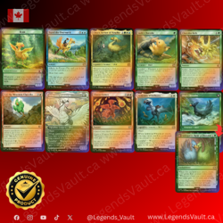 MTG FF - FINAL FANTASY - NM - FOIL - CHOCOBO SET (10 cards) - Image 3