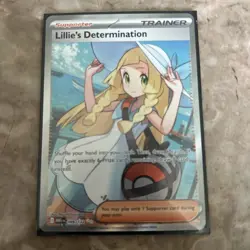 Pokemon TCG Mega Evolution Lillie’s Determination Full Art Trainer Card 169/132 - Image 1
