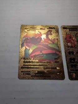 Pokemon Gold Foil Card Lot Tag Team Lot Of 2 Custom Vmax Gx - Image 2