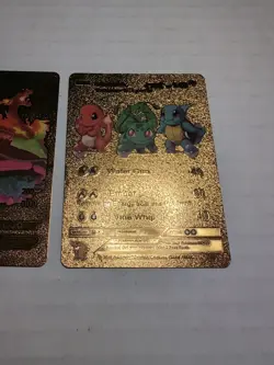 Pokemon Gold Foil Card Lot Tag Team Lot Of 2 Custom Vmax Gx - Image 5