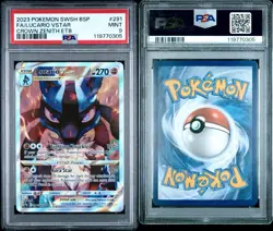 2023 Lucario VSTAR SWSH291 Holo Promo Card Sword & Shield Crown Zenith PSA 9 - Image 1