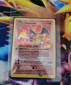 1st Edition Holo Charizard Pokemon Card. - Image 3