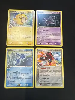 4 Pokemon Cards - 2006 - Latios, Haunter, Psyduck, Delta Species, Vintage, Rare - Image 1