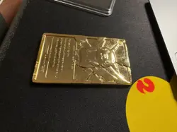 Pokemon 23k Gold Plated Pikachu Card 1999 Nintendo Burger King DAMAGED - Image 5