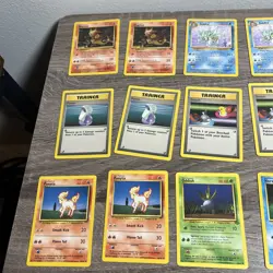 Vintage 1999 Pokemon TCG Base Set & Jungle Fossil Pokemon Cards Lot of 67 Cards - Image 3