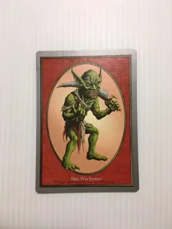 MTG Goblin TOKEN Card 1998 Unglued #3 LP Regular - Image 4