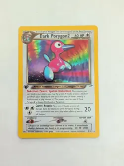Pokemon TCG Dark Porygon2 Neo Destiny Holo Card 8/105 1st Edition Rare - Image 1