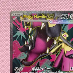 Pokemon Mega Mawile Ex 162/132 ME01: Mega Evolution Ultra Rare Card - Image 3