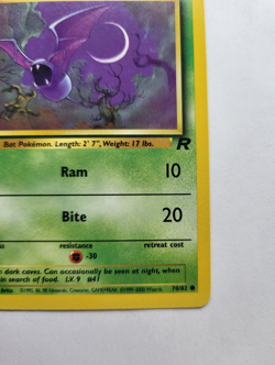 Zubat 70/82 - 1st Edition Team Rocket Vintage Pokemon Card - NM - Image 5