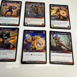 World of Warcraft WoW TCG Caverns of Time Treasure Pack (9 cards) #8 - Image 3