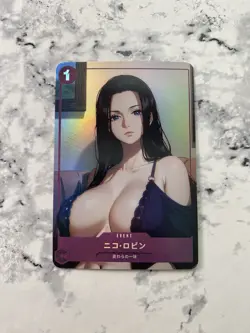 Goddess story One Piece Waifu Boa Hancock Bikini Card Cute Manga Alternate Art A - Image 1